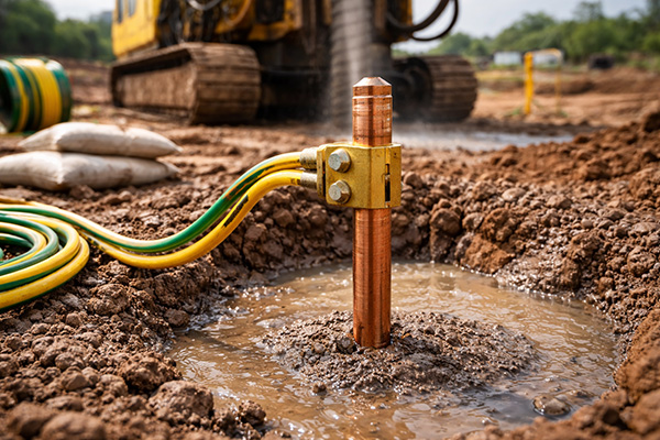 copper-earthing-rod-installation Professional copper earthing rod installation for industrial safety