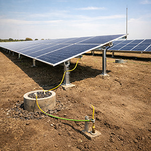 solar-plant-earthing-boring-lightning-protection Earthing boring for residential societies to protect lifts, pumps, and household electronics