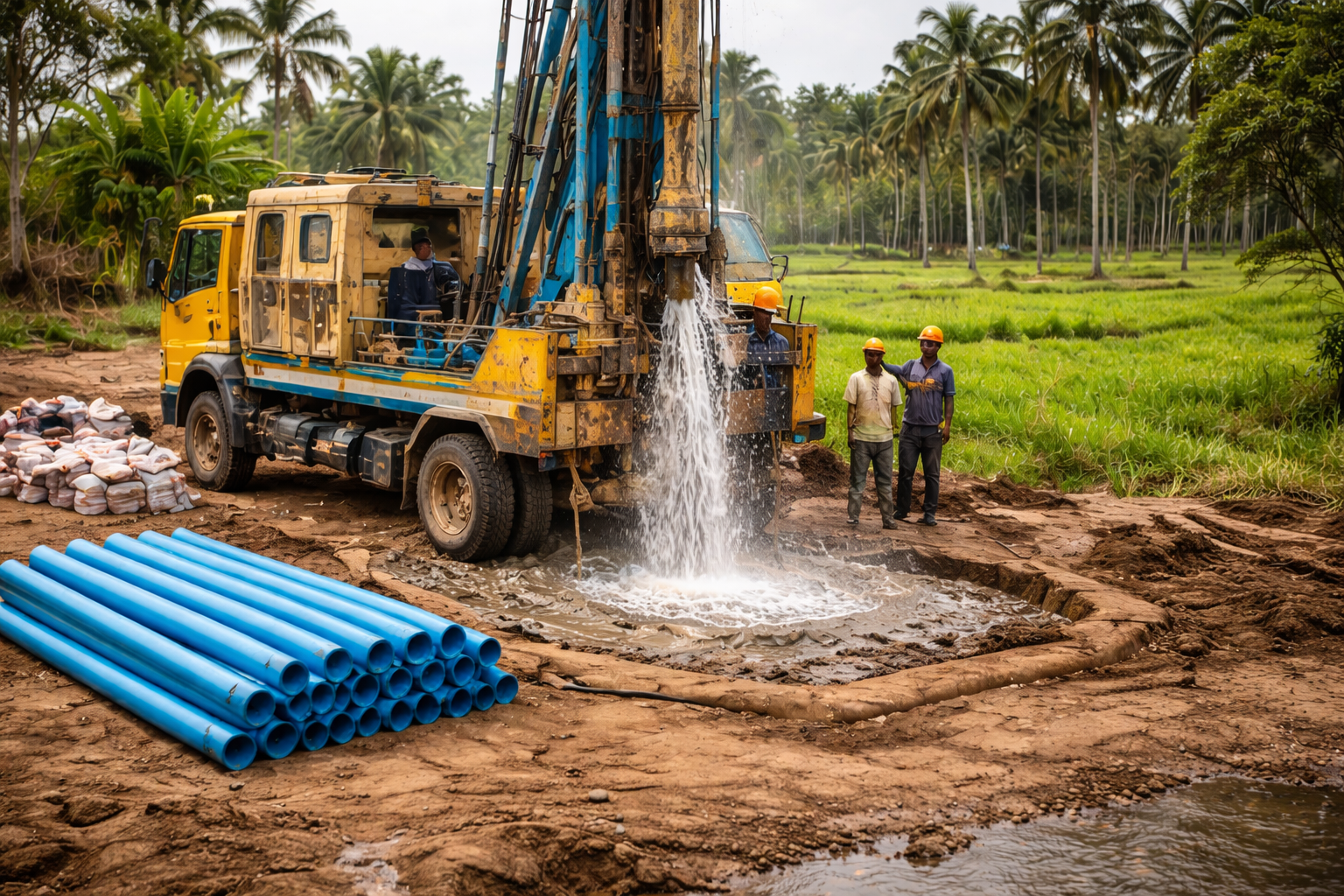 Borewell Drilling & Installation