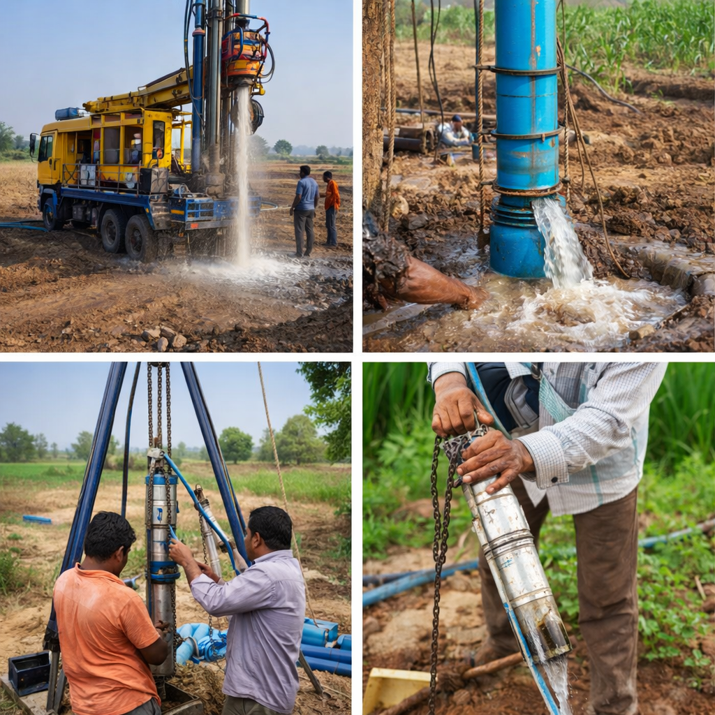 Tubewell Contractor in Detroj-Rampura